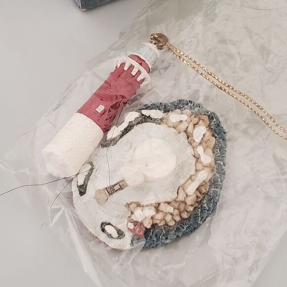 Harbour Lights 7 Ornaments w/ Box Gay Head, Old Field, West Quoddy, Barnegat - Picture 16 of 16